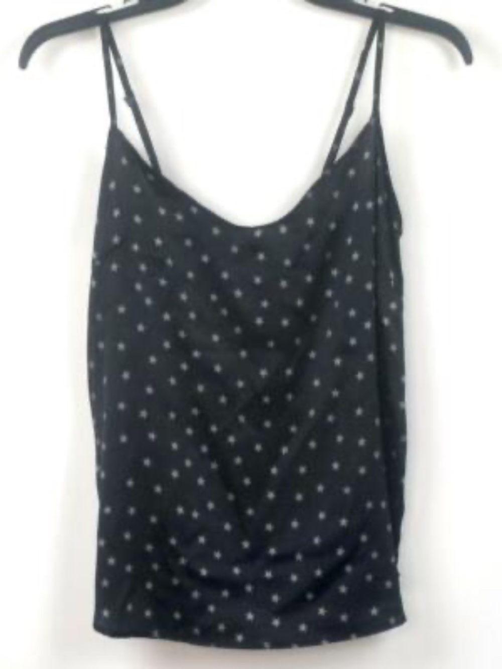 $210 STELLA MCCARTNEY BETTY TWINKLING SILK Blend CAMI PAJAMA TOP L